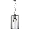 Telbix Pratt Modern Pendant Hanging Lamp Light Glass Solid Brass Clear Black