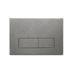 Zumi Slim Square Stainless Steel Brushed Nickle Flush Plate