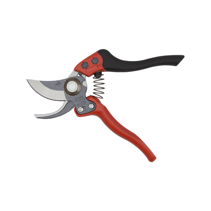 Bahco 20mm Medium ERGO™ Left Handed Bypass Secateurs With Elastomer Coated Fixed Handle