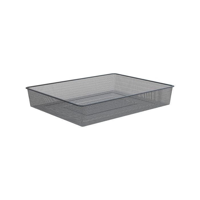 Flexi Storage Home Solutions 410 x 85 x 535mm Black 1 Runner Mesh Basket