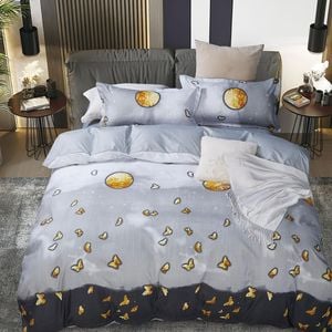 Fabric Fantastic Gardinar Super King Size Quilt/doona/duvet Cover Set