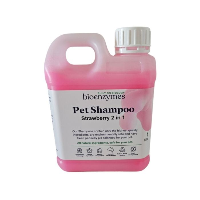 BioEnzymes Shampoo & Conditioner Strawberry 2 in 1 1lt