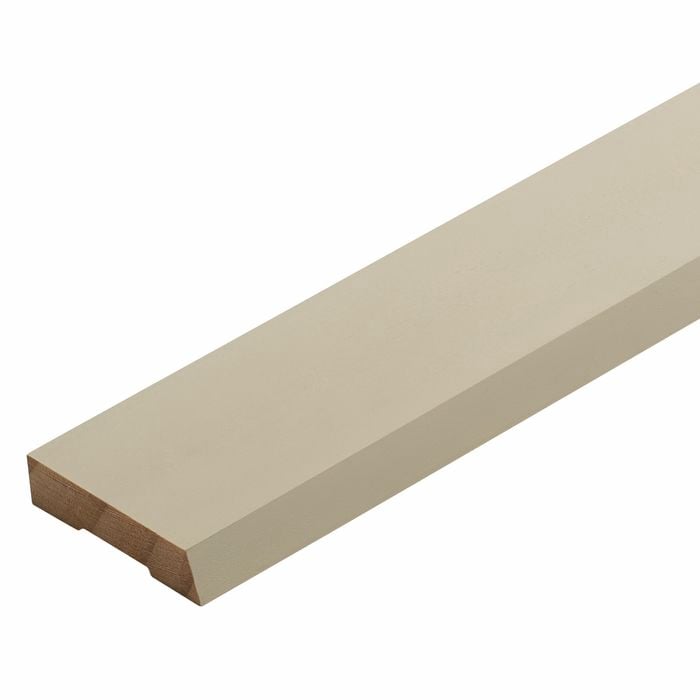 40 x 10mm 2.7m Pinetrim Plus Single Bevel Finger Jointed Untreated Pre-Primed Pine