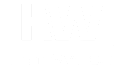 HanWood logo in white text