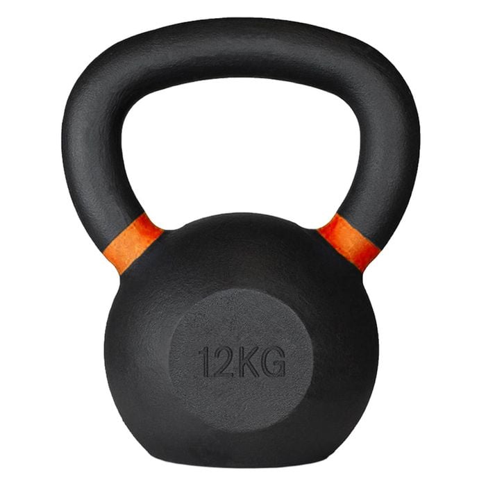 METEOR 12kg Cast Iron Kettlebells with Color-Coding