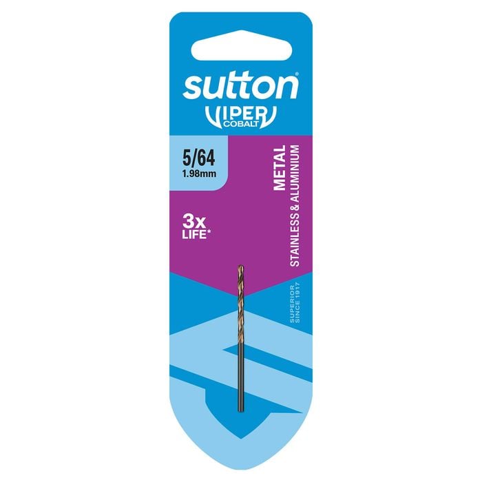 Sutton Tools 5/64" Viper Cobalt Jobber Drill Bit