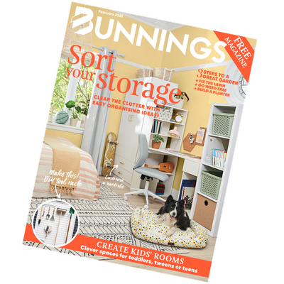 Bunnings magazine AU February 2022 cover