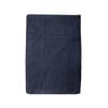 Navy Bassinet Fitted Sheet with a Flat Sheet Sewed Attached