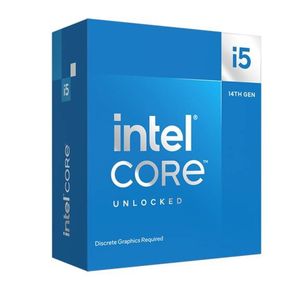 Intel i5 14600KF CPU 4.0GHz (5.3GHz Turbo) 14th Gen LGA1700 14-Cores 20-Threads 24MB 125W Graphic Card Required