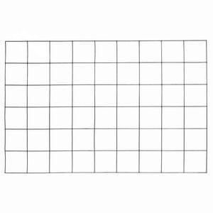 Rapid 600 x 900 x 2.5mm 100 x 100mm Silver Wire Mesh Panel