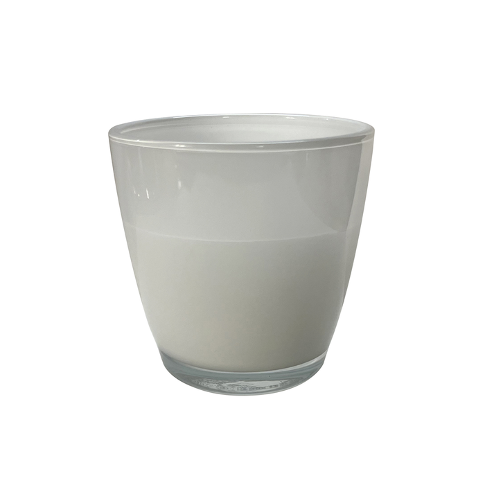 Marquee 13.5 x 13.5cm Cloud Dancer Glass Pot Citronella Candle