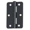 Miles Nelson 90 x 60mm Matt Black Loose Pin Butt Rad Edge Hinge