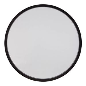 One Six Eight London  Tina 80cm Black Solid Wood Mirror