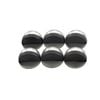 Syneco 6 Piece Brushed Nickel Half Moon Door Stop Set