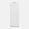 Stylehaus Arch Full Length Mirror 1700x610 Satin Brass Effect
