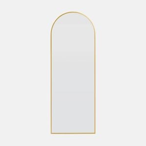 Stylehaus Arch Full Length Mirror 1700x610 Satin Brass Effect