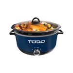 TODO 260W 3.5L Stainless Steel Slow Cooker w/ Ceramic Bowl