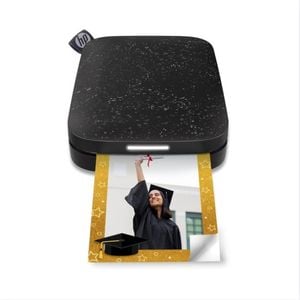 HP Sprocket 200 Mobile Photo Printer - BLACK Noirl