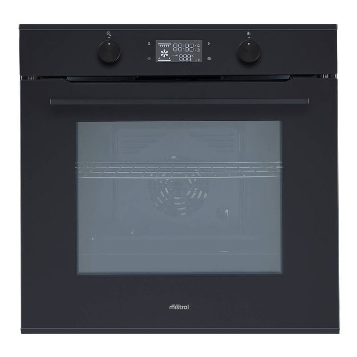 Mistral 60cm Black 9 Function Built-In Pyrolytic Oven