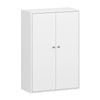 Practa 880mm White 2 Door Cabinet