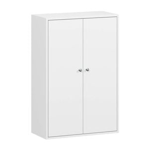 Practa 880mm White 2 Door Cabinet