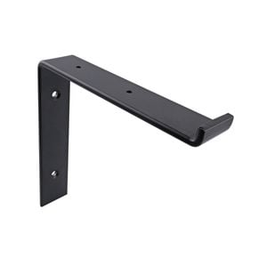 Carinya 185 x 185mm Black Lipped Angle Bracket