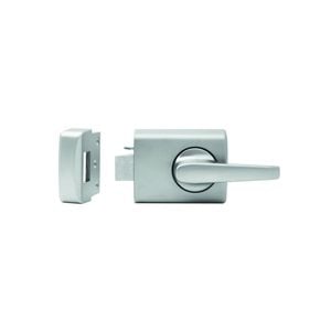 Lockwood Satin Chrome Pearl 002 Double Cylinder Metal Frame Deadlatch 002-3L1