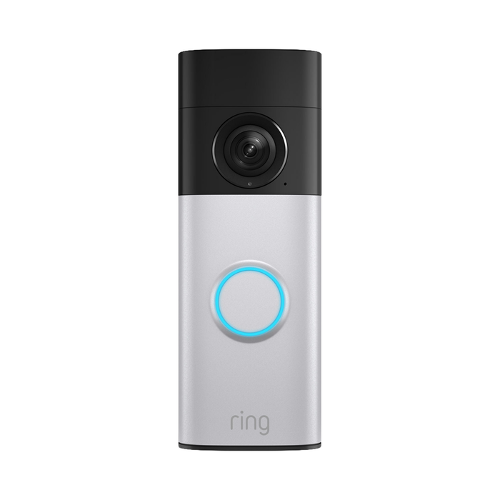 Ring Nickel Silver Battery Video Doorbell Plus 2nd Gen