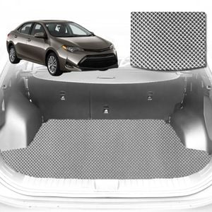 6D Diamond Car Boot Mat for Toyota Corolla Hatch2018-Current-Cargo Mat-Grey-Outback GT