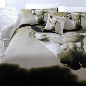 Just Home Dapple Horse Quilt Cover Set King