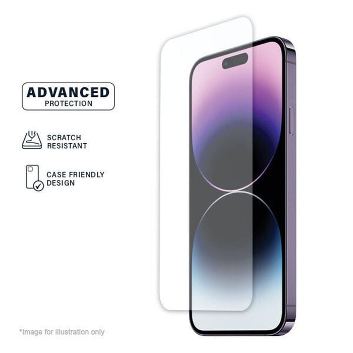Kore Screen Guard Tempered Glass For iPhone 16 Plus - Clear