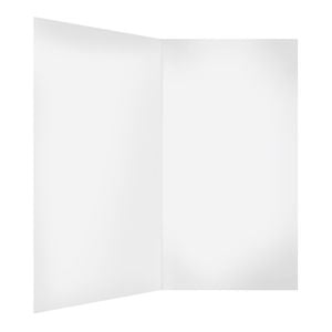 Stein 3000 x 2000mm White Custom 2 Sided Moulded Wall Shower Liner
