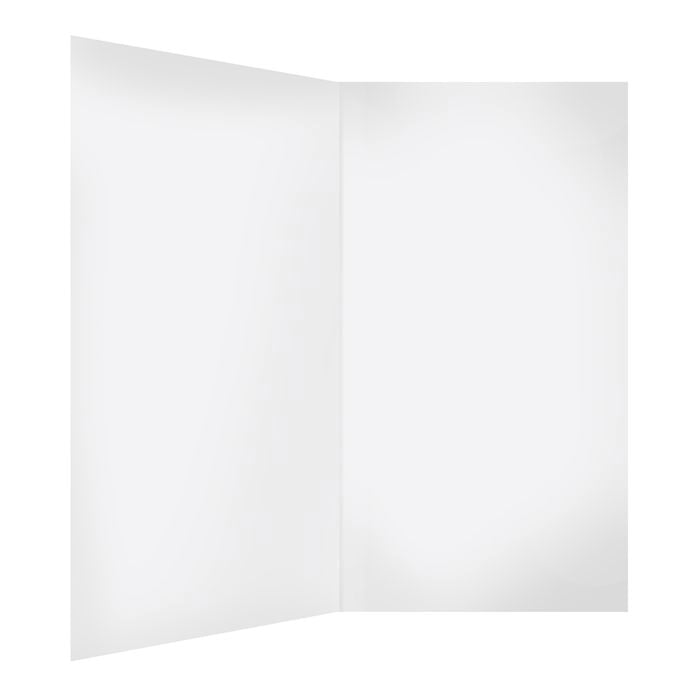 Stein 3000 x 2000mm White Custom 2 Sided Moulded Wall Shower Liner