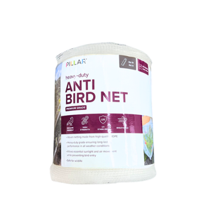 Pillar 4 x 4m White Heavy Duty Anti Bird Net