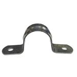 Kinetic 15mm Galvanised BSP Pipe Saddle Clips - 10 Pack