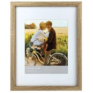 Frankie & Me Wooden Border 8x10'' Picture Frame Home/Office Photo Decor Oak