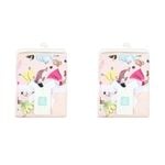 2PK Disney Princesses Baby/Kids Cotton Printed Hooded Towel 76x76cm