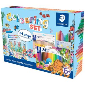 Staedtler Large Format Underwater Adventure Colouring Set