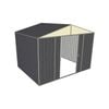Build-a-Shed 3.0 x 3.0 x 2.3m Double Sliding Door Shed - Grey