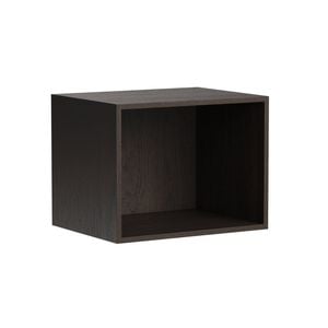 Kaboodle 460 x 500-600mm Truffle Oak Customisable Microwave Open Shelf