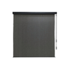 Coolaroo 1.8 x 2.4m Charcoal Crank Operated Outdoor Blind with Premium Pelmet