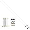 Tie Down Rope Cradle Pack with White Poles for 12V Carefree Roll Out Awning
