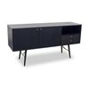 Modern Furniture OMARI Sideboard Buffet 160cm - Black Ash