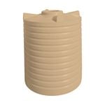 Clark Tanks 2600L Round Poly Water Tank - Desert Haze