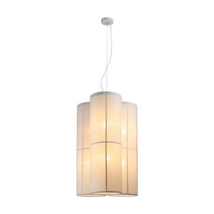 Lexi Lighting Ailsa 6 Lights Pendant Light White Linen 2350mm Height