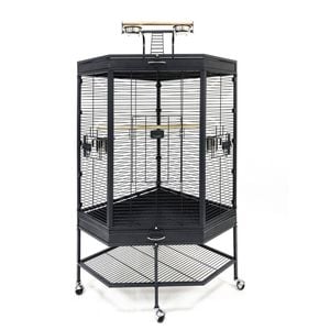 Flyline Corner Bird Cage Play Top for Finch Budgie Cockatiel