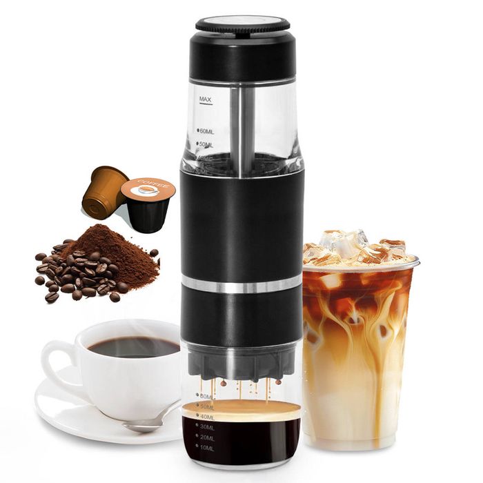Portable Espresso Coffee Maker Lightweight Coffee Hand Press Machine Compatible
