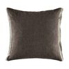 Kas Australia Belrose Cushion Linen Flange Charcoal 50x50cm