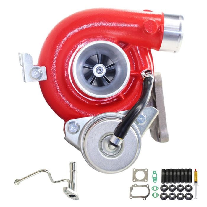 Gen1 High Flow Turbo Charger With Genuine Oil Feed Pipe For Toyota Landcruiser 80 Series Hdj80 1hdt 4.2l