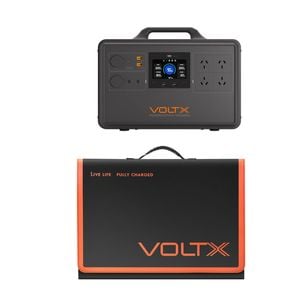 Voltx 2400w Power Station 2240wh With 200w Foldable Panel – Off-grid, Rv & Emergency Power Bundle